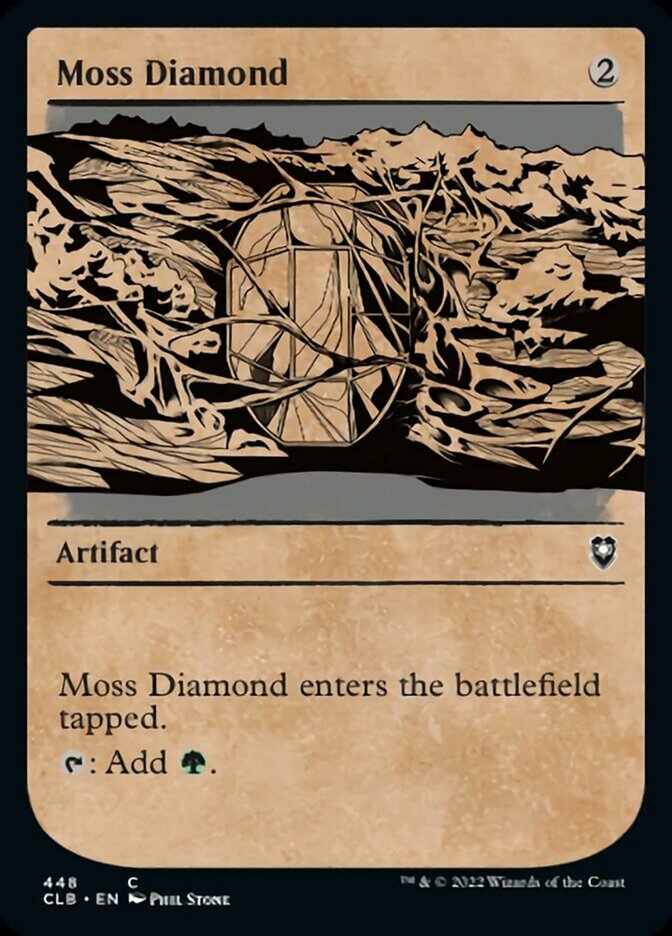 Moss Diamond (Showcase) [Commander Legends: Battle for Baldur's Gate] | Shuffle n Cut Hobbies & Games