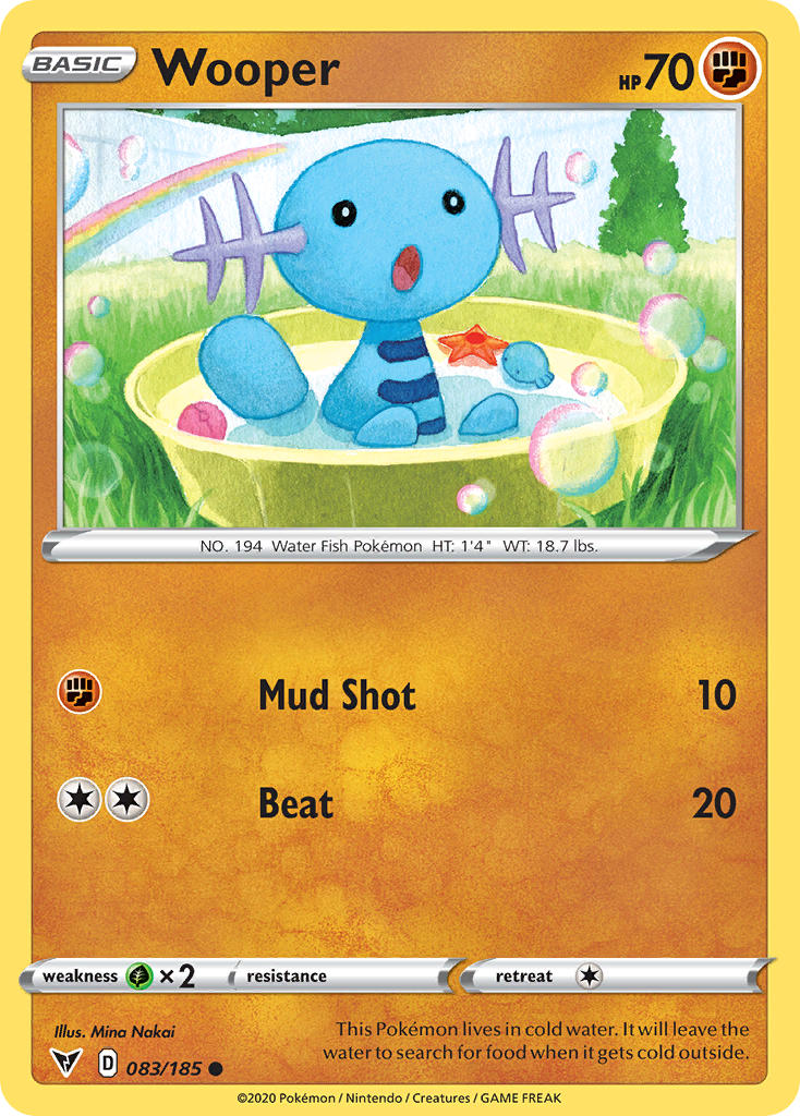 Wooper (083/185) [Sword & Shield: Vivid Voltage] | Shuffle n Cut Hobbies & Games