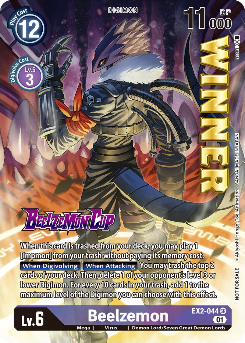 Beelzemon [EX2-044] (Beelzemon Cup Winner) [Starter Deck: Beelzemon Advanced Deck Set Promos] | Shuffle n Cut Hobbies & Games