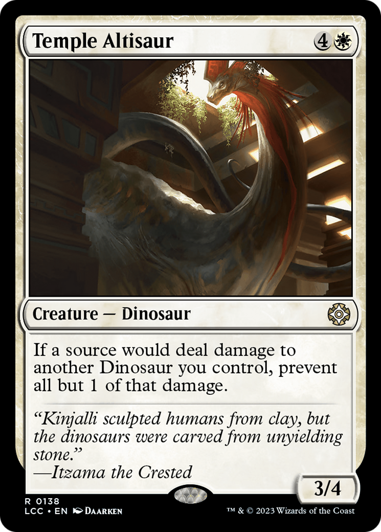 Temple Altisaur [The Lost Caverns of Ixalan Commander] | Shuffle n Cut Hobbies & Games