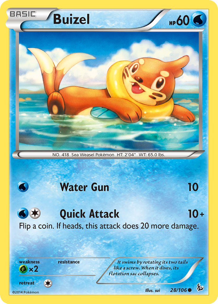 Buizel (28/106) [XY: Flashfire] | Shuffle n Cut Hobbies & Games