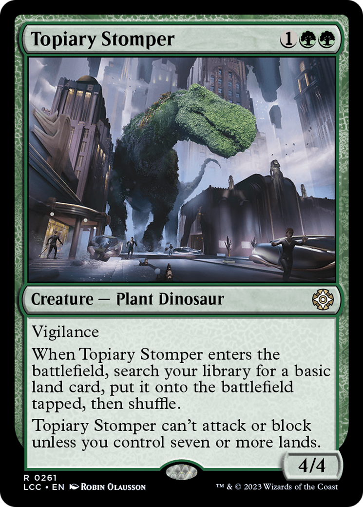 Topiary Stomper [The Lost Caverns of Ixalan Commander] | Shuffle n Cut Hobbies & Games