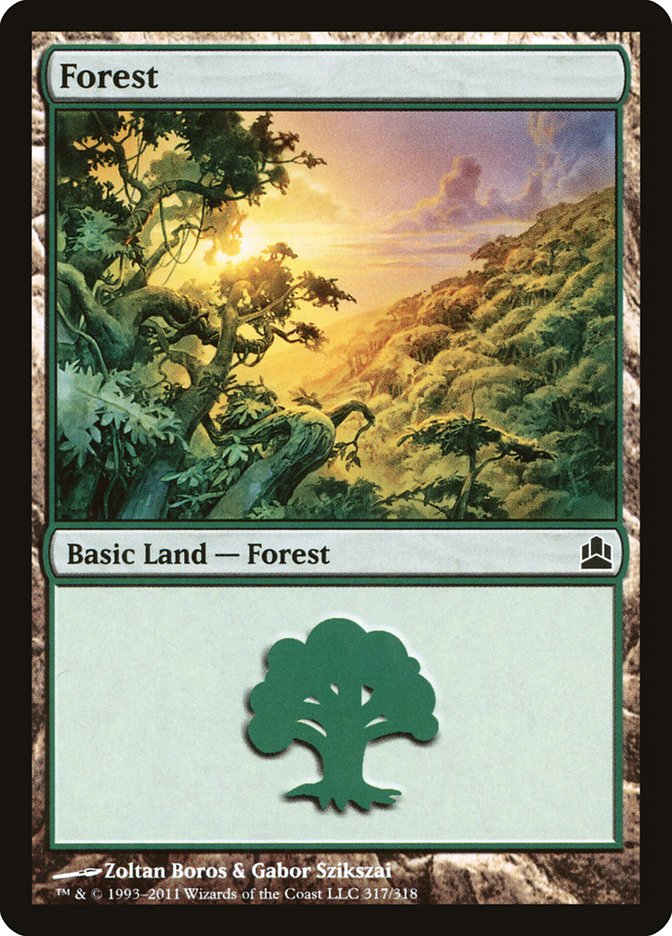 Forest (317) [Commander 2011] | Shuffle n Cut Hobbies & Games