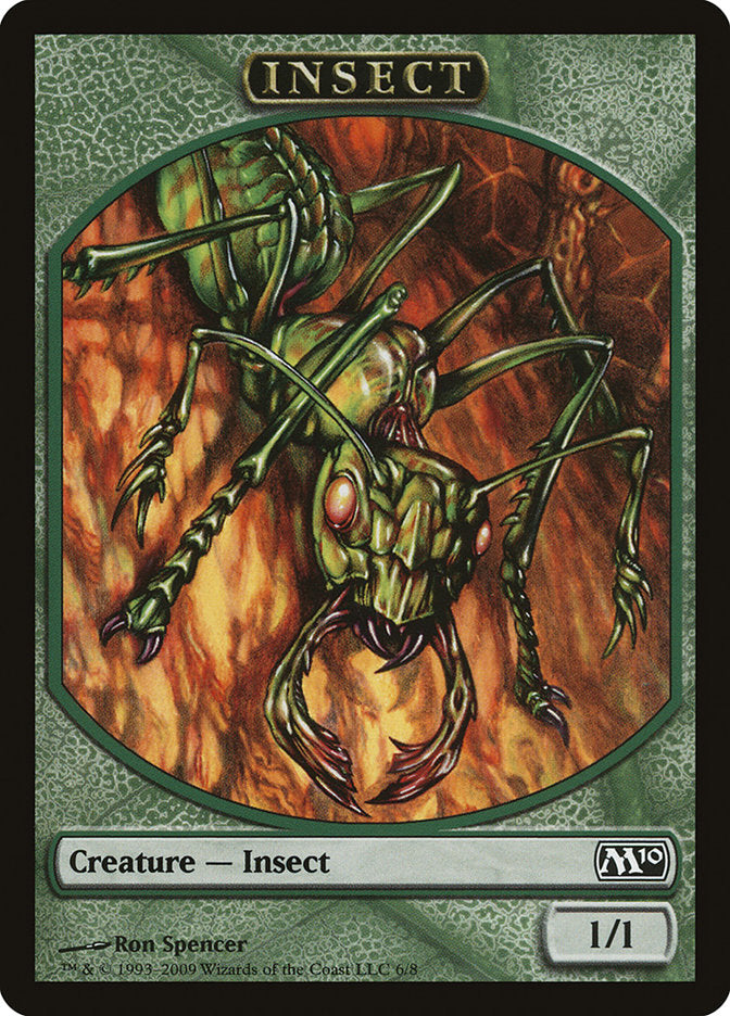 Insect Token [Magic 2010 Tokens] | Shuffle n Cut Hobbies & Games