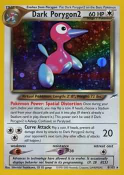 Dark Porygon2 (8/105) [Neo Destiny Unlimited] | Shuffle n Cut Hobbies & Games