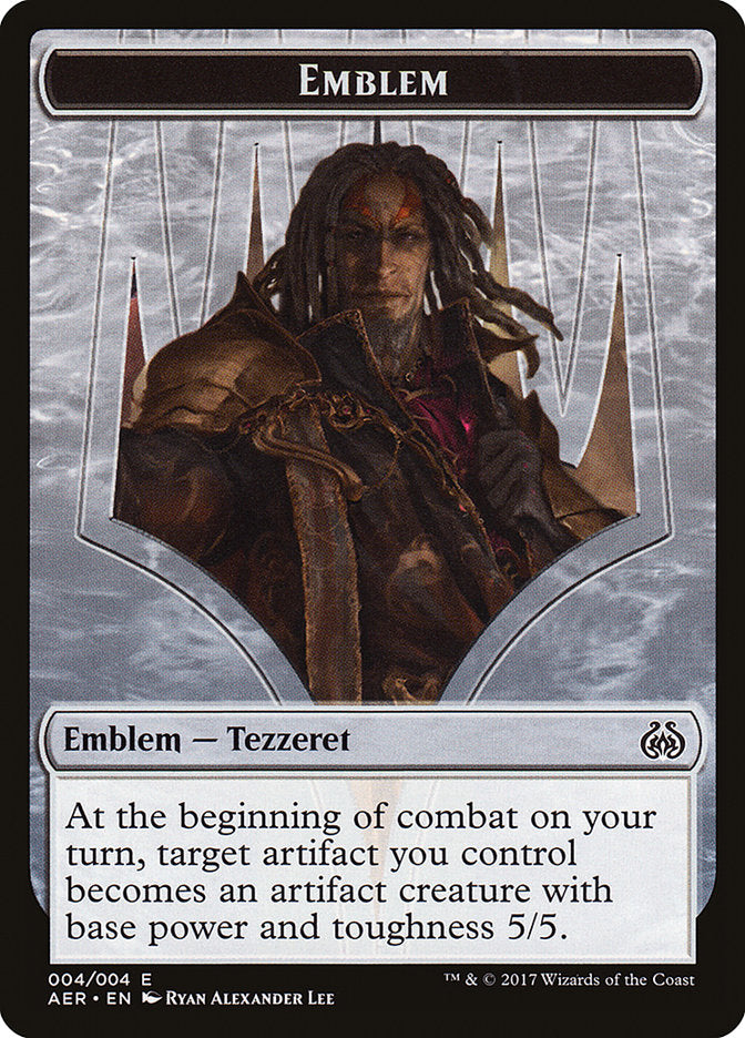 Tezzeret the Schemer Emblem [Aether Revolt Tokens] | Shuffle n Cut Hobbies & Games