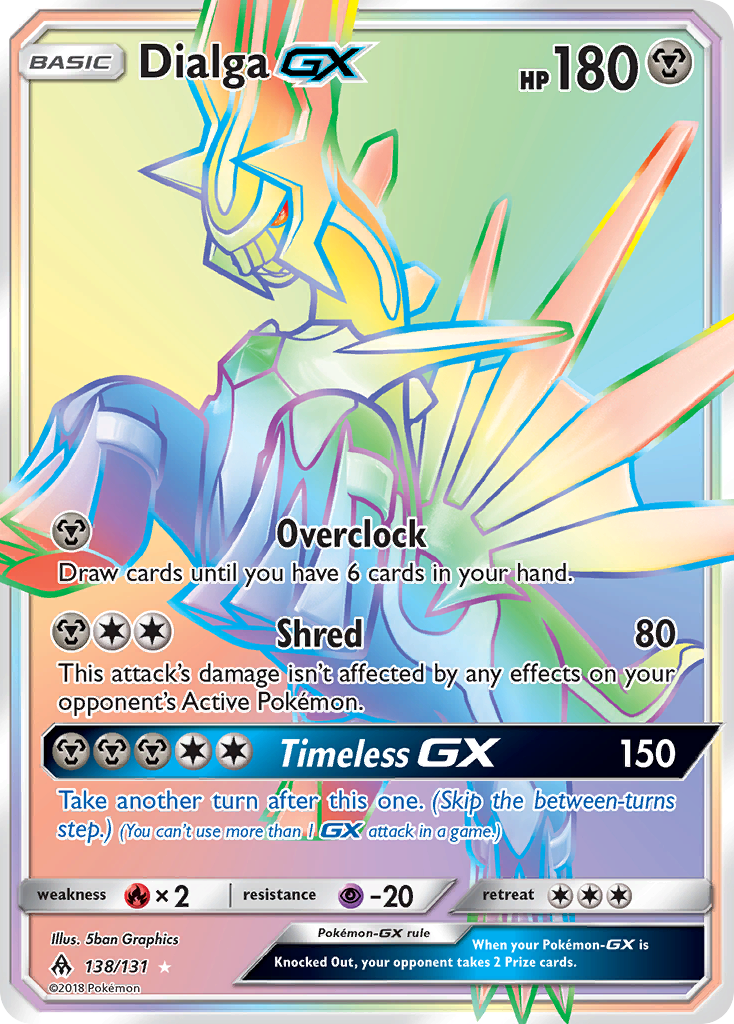 Dialga GX (138/131) [Sun & Moon: Forbidden Light] | Shuffle n Cut Hobbies & Games