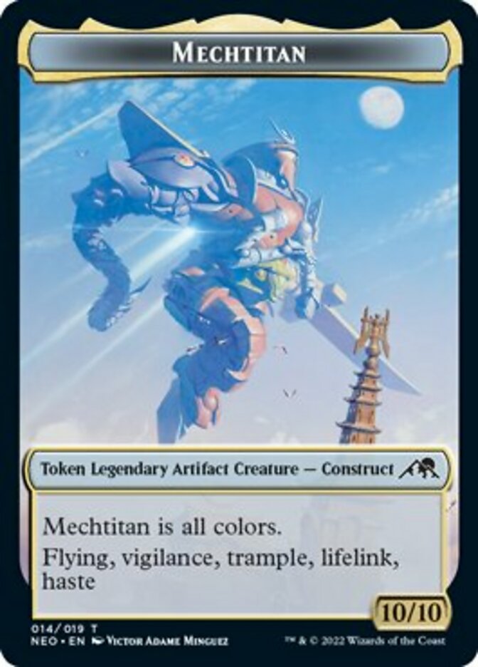 Mechtitan Token [Kamigawa: Neon Dynasty Tokens] | Shuffle n Cut Hobbies & Games