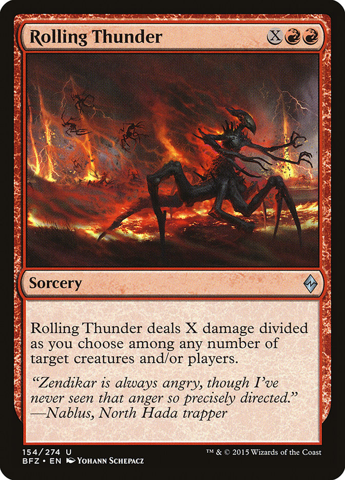 Rolling Thunder [Battle for Zendikar] | Shuffle n Cut Hobbies & Games