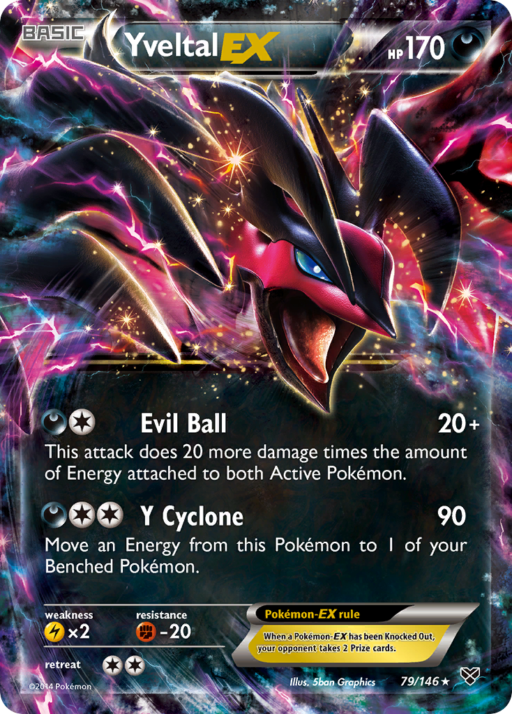 Yveltal EX (79/146) [XY: Base Set] | Shuffle n Cut Hobbies & Games