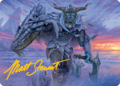 Frost Giant Art Card (Gold-Stamped Signature) [Dungeons & Dragons: Adventures in the Forgotten Realms Art Series] | Shuffle n Cut Hobbies & Games