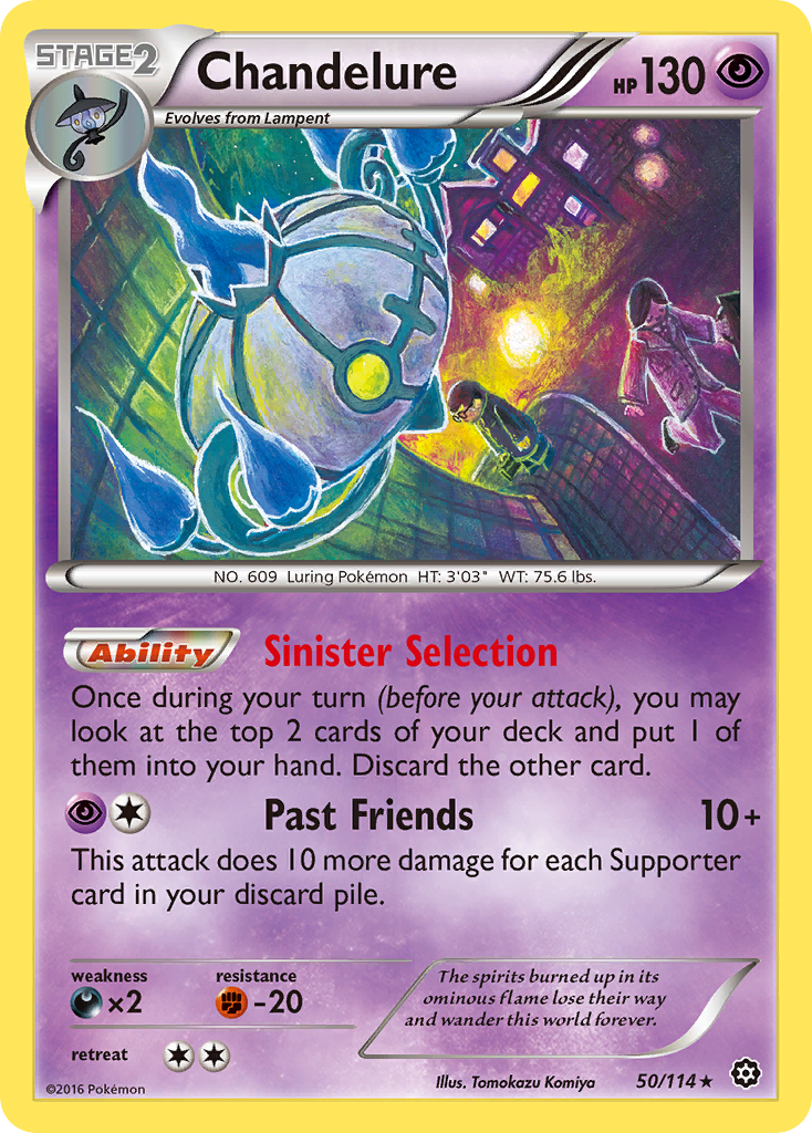 Chandelure (50/114) [XY: Steam Siege] | Shuffle n Cut Hobbies & Games