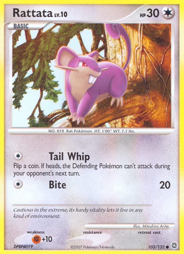 Rattata (103/132) [Diamond & Pearl: Secret Wonders] | Shuffle n Cut Hobbies & Games