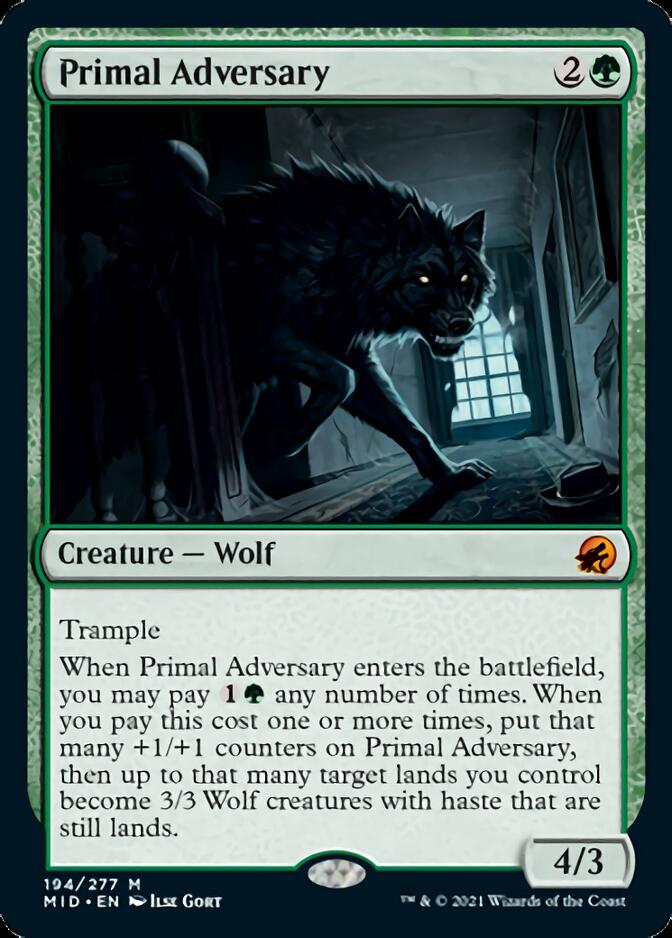 Primal Adversary [Innistrad: Midnight Hunt] | Shuffle n Cut Hobbies & Games