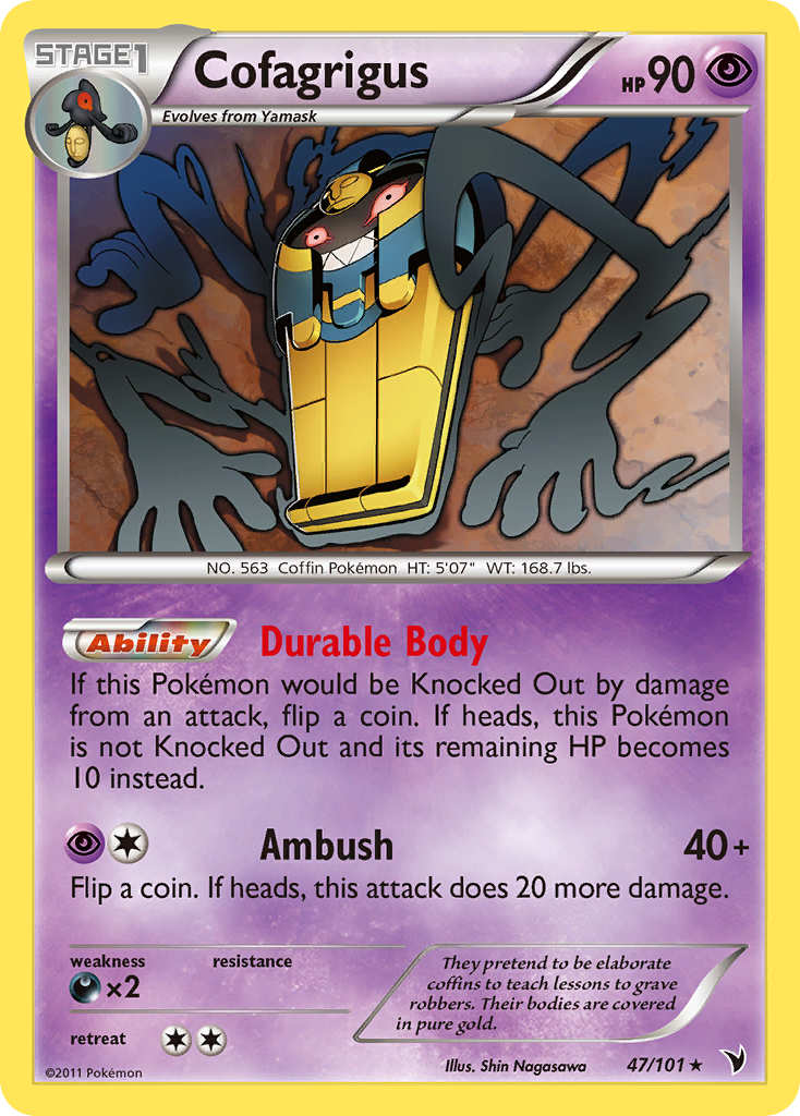 Cofagrigus (47/101) [Black & White: Noble Victories] | Shuffle n Cut Hobbies & Games