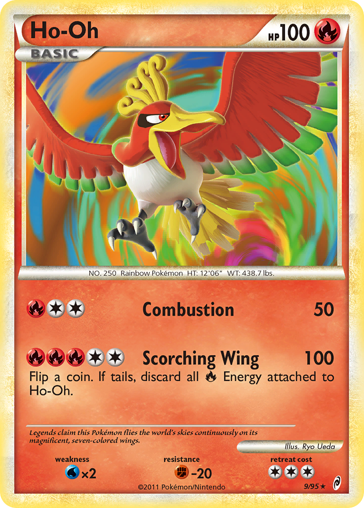 Ho-Oh (9/95) [HeartGold & SoulSilver: Call of Legends] | Shuffle n Cut Hobbies & Games