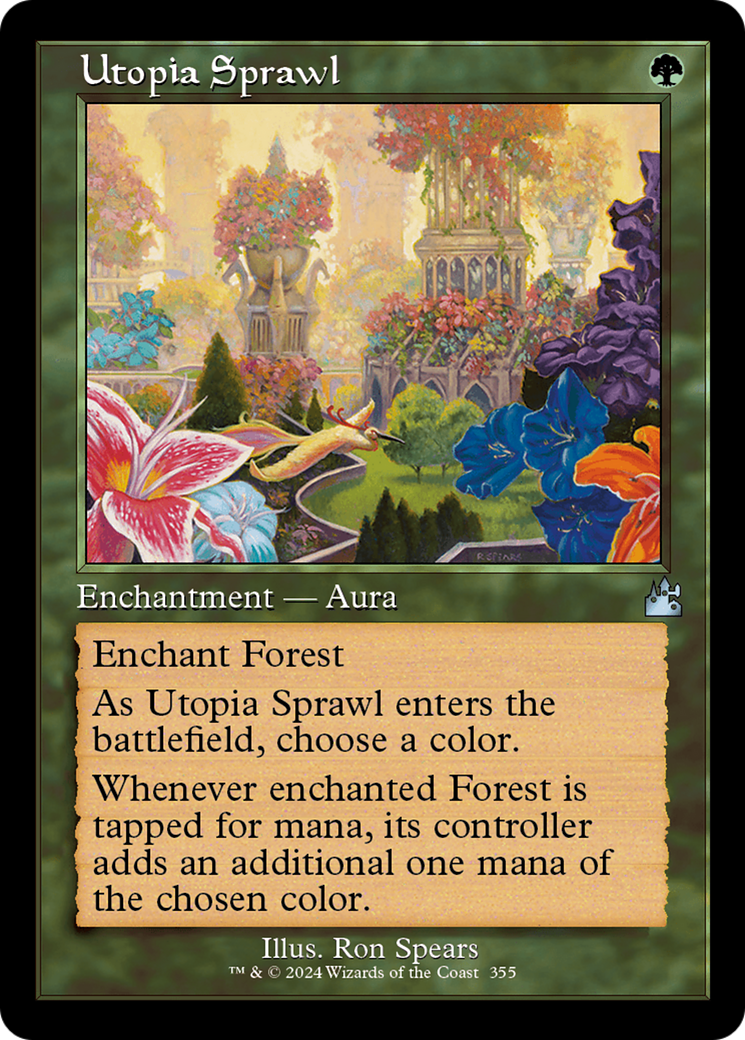 Utopia Sprawl (Retro Frame) [Ravnica Remastered] | Shuffle n Cut Hobbies & Games