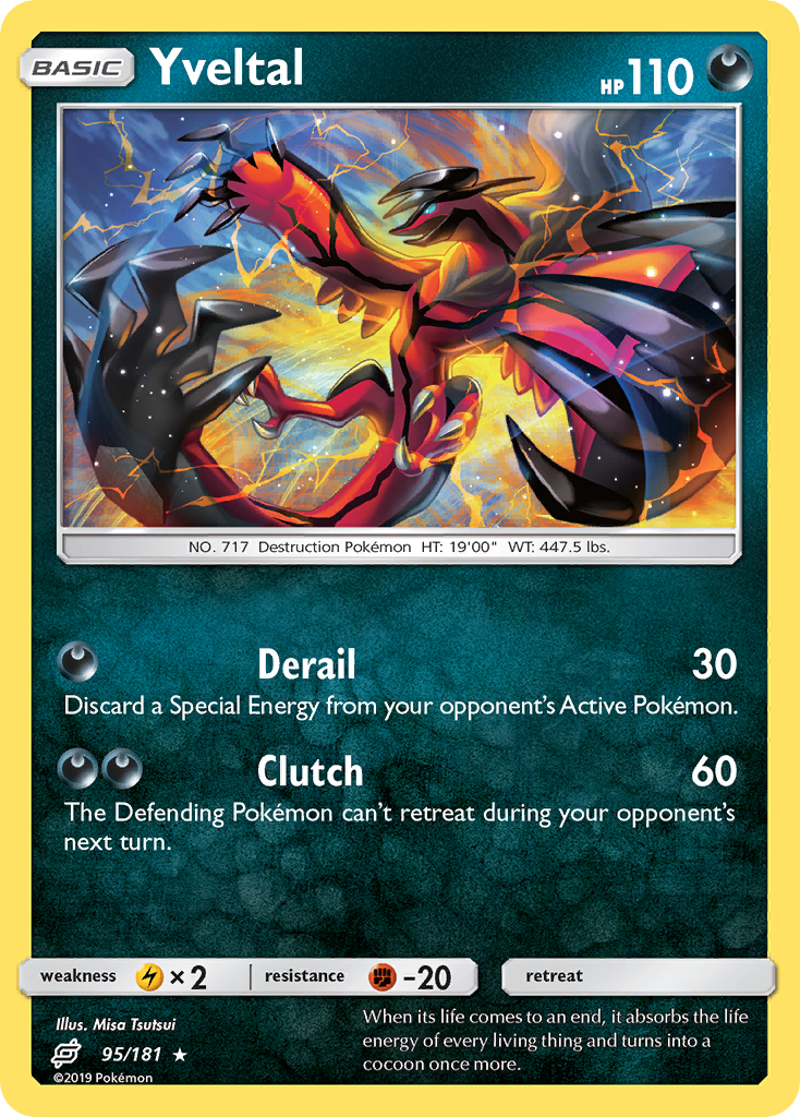 Yveltal (95/181) [Sun & Moon: Team Up] | Shuffle n Cut Hobbies & Games