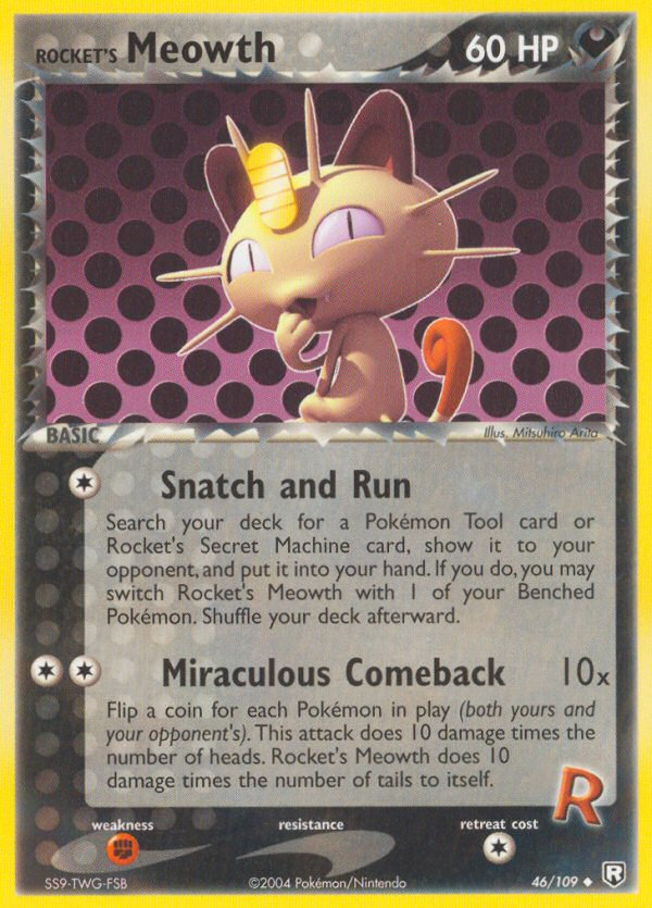 Rocket's Meowth (46/109) [EX: Team Rocket Returns] | Shuffle n Cut Hobbies & Games