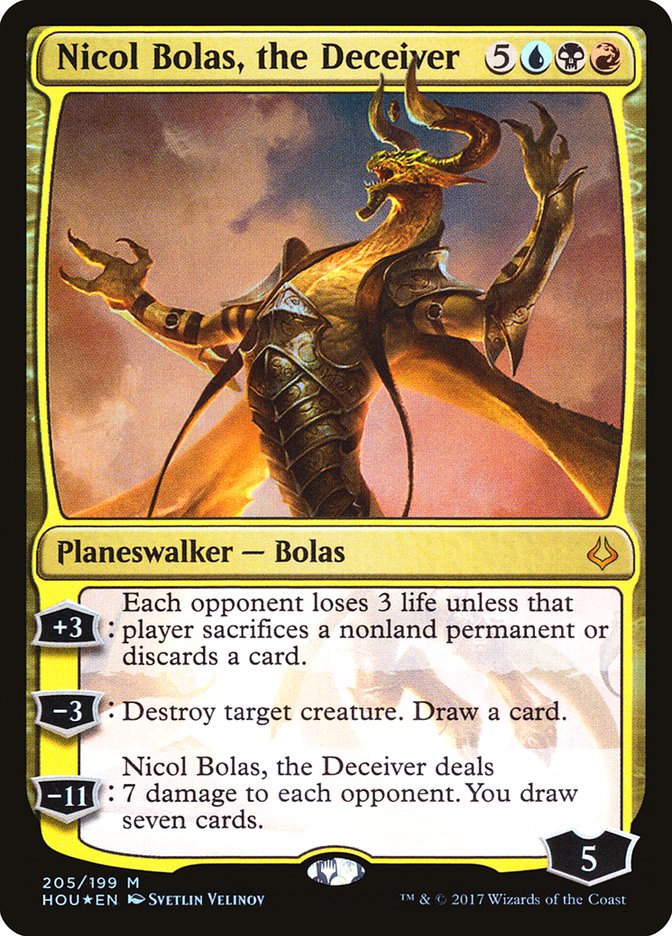 Nicol Bolas, the Deceiver [Hour of Devastation] | Shuffle n Cut Hobbies & Games