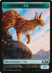 Beast // Cat (020) Double-Sided Token [Core Set 2021 Tokens] | Shuffle n Cut Hobbies & Games