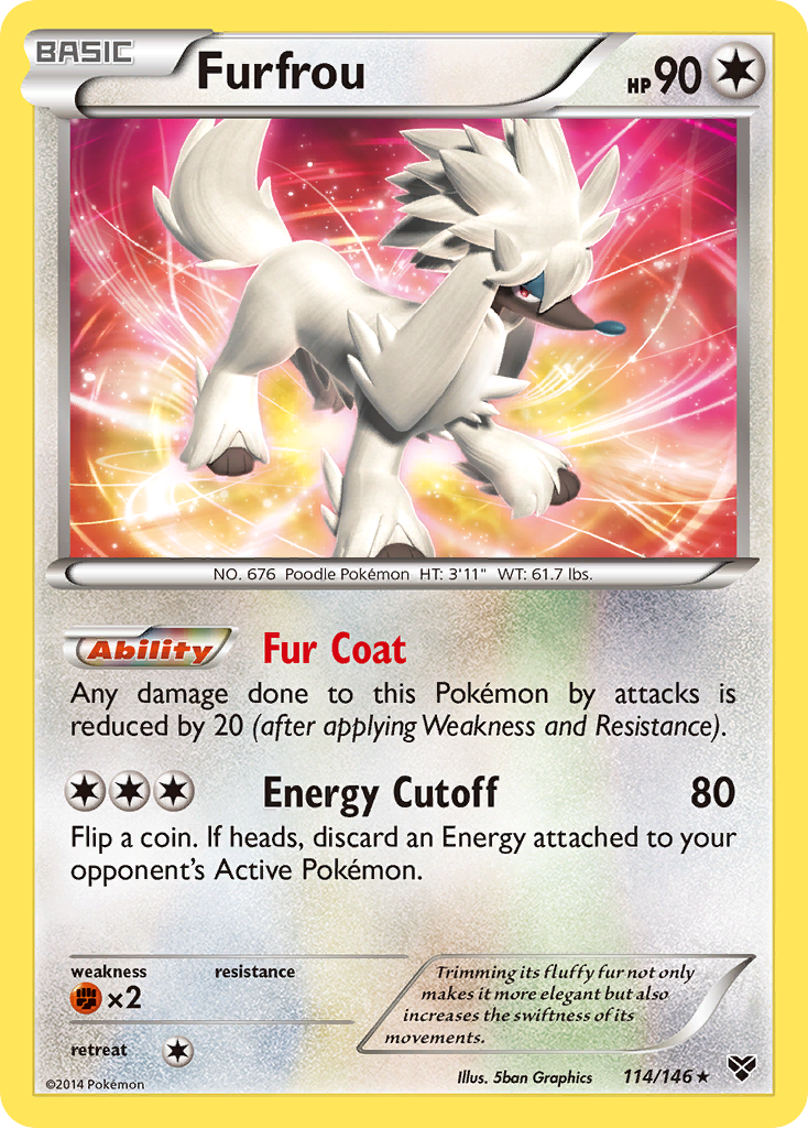 Furfrou (114/146) [XY: Base Set] | Shuffle n Cut Hobbies & Games