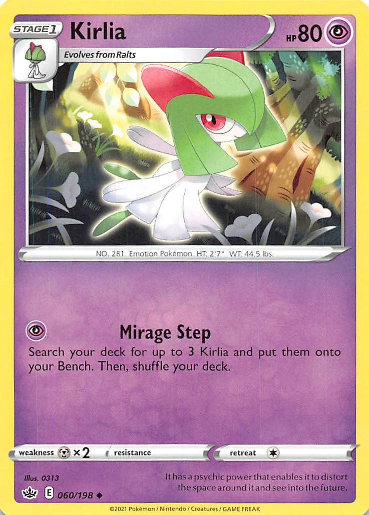 Kirlia (060/198) [Sword & Shield: Chilling Reign] | Shuffle n Cut Hobbies & Games