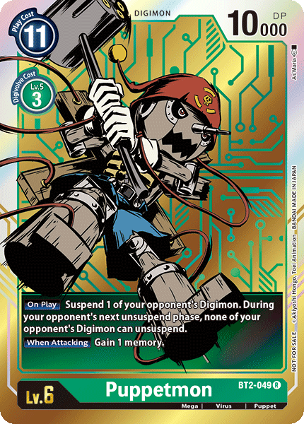 Puppetmon [BT2-049] (Dash Pack) [Release Special Booster Ver.1.0 Promos] | Shuffle n Cut Hobbies & Games