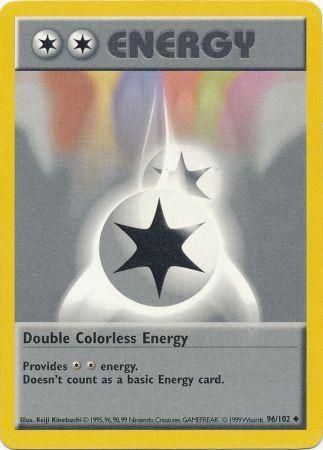 Double Colorless Energy (96/102) [Base Set Shadowless Unlimited] | Shuffle n Cut Hobbies & Games