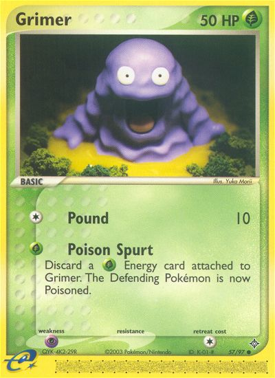 Grimer (57/97) [EX: Dragon] | Shuffle n Cut Hobbies & Games