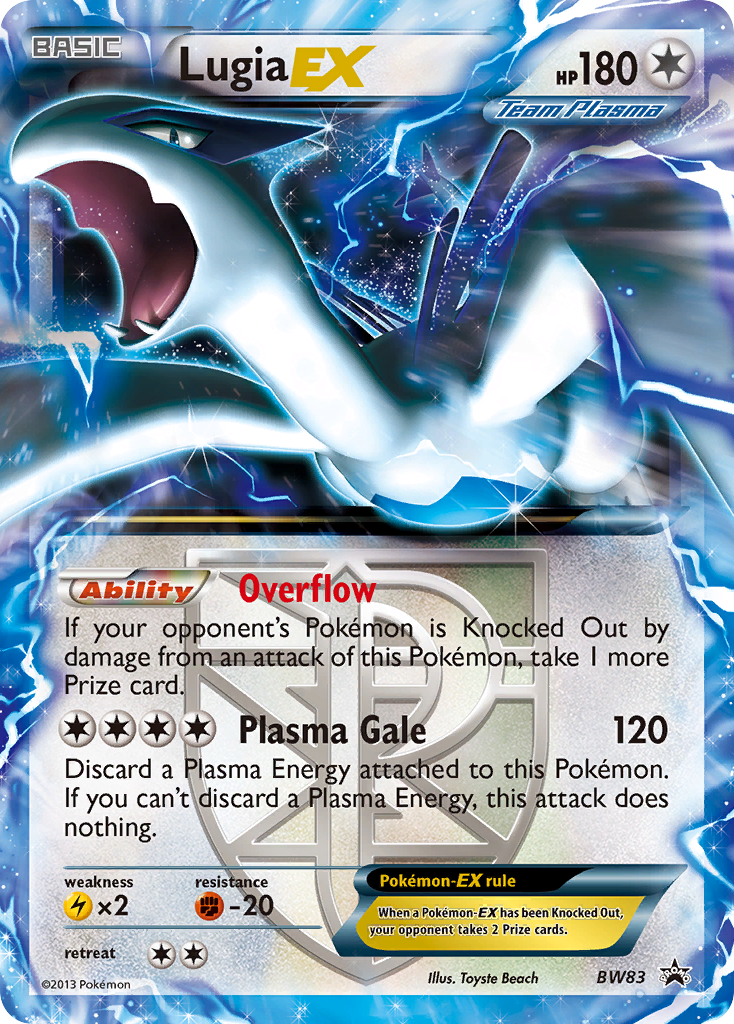 Lugia EX (BW83) [Black & White: Black Star Promos] | Shuffle n Cut Hobbies & Games