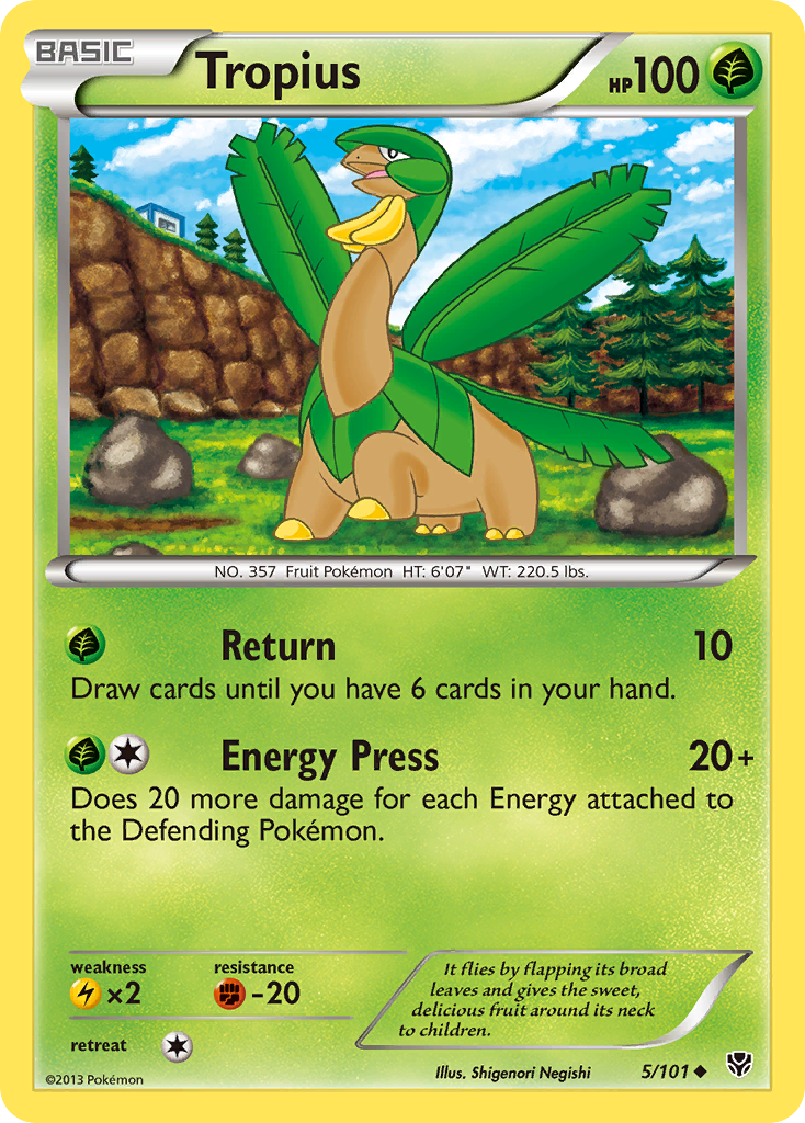 Tropius (5/101) [Black & White: Plasma Blast] | Shuffle n Cut Hobbies & Games