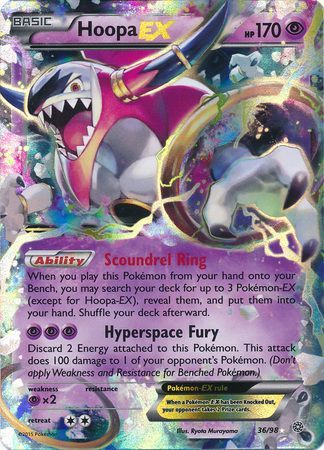 Hoopa EX (36/98) (Jumbo Card) [XY: Ancient Origins] | Shuffle n Cut Hobbies & Games