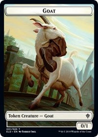 Goat // Food (15) Double-Sided Token [Throne of Eldraine Tokens] | Shuffle n Cut Hobbies & Games