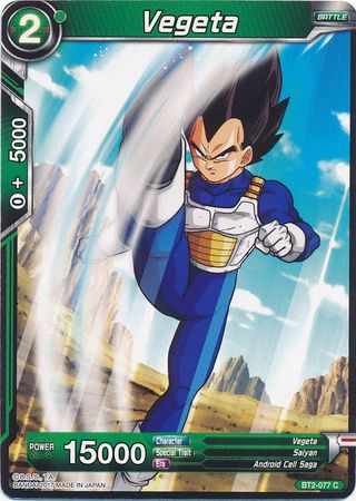 Vegeta [BT2-077] | Shuffle n Cut Hobbies & Games