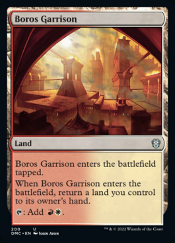 Boros Garrison [Dominaria United Commander] | Shuffle n Cut Hobbies & Games