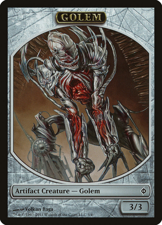 Golem Token [New Phyrexia Tokens] | Shuffle n Cut Hobbies & Games