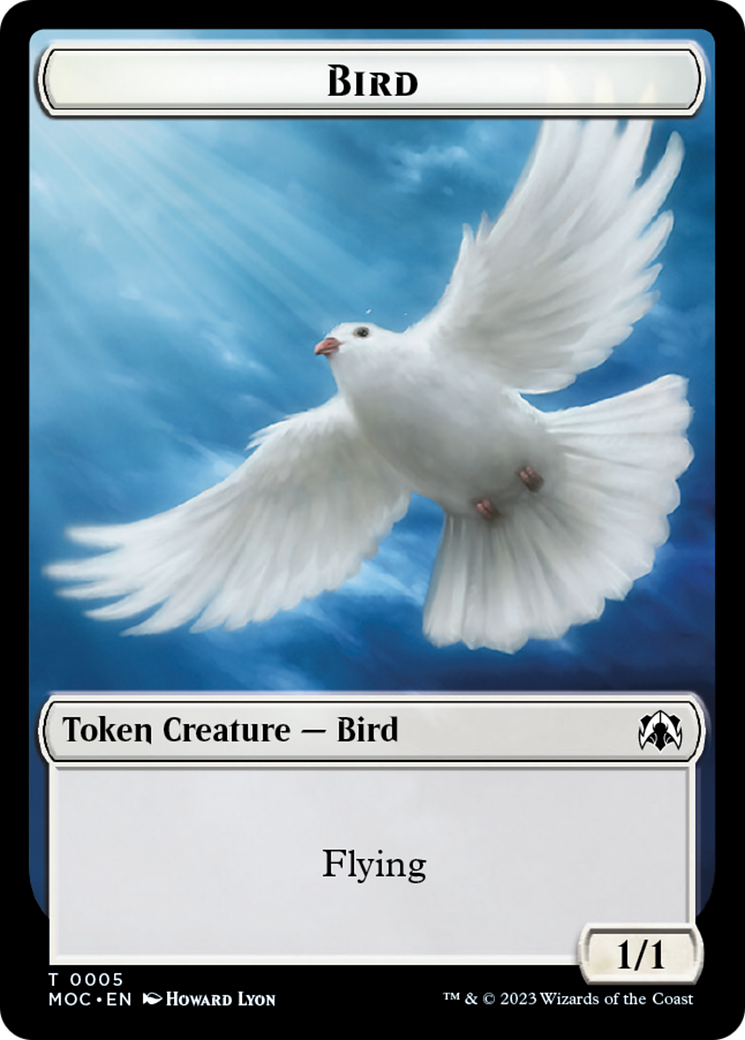 Bird // Kobolds of Kher Keep Double-Sided Token [March of the Machine Commander Tokens] | Shuffle n Cut Hobbies & Games