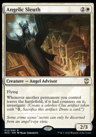 Angelic Sleuth (Promo Pack) [Streets of New Capenna Commander Promos] | Shuffle n Cut Hobbies & Games