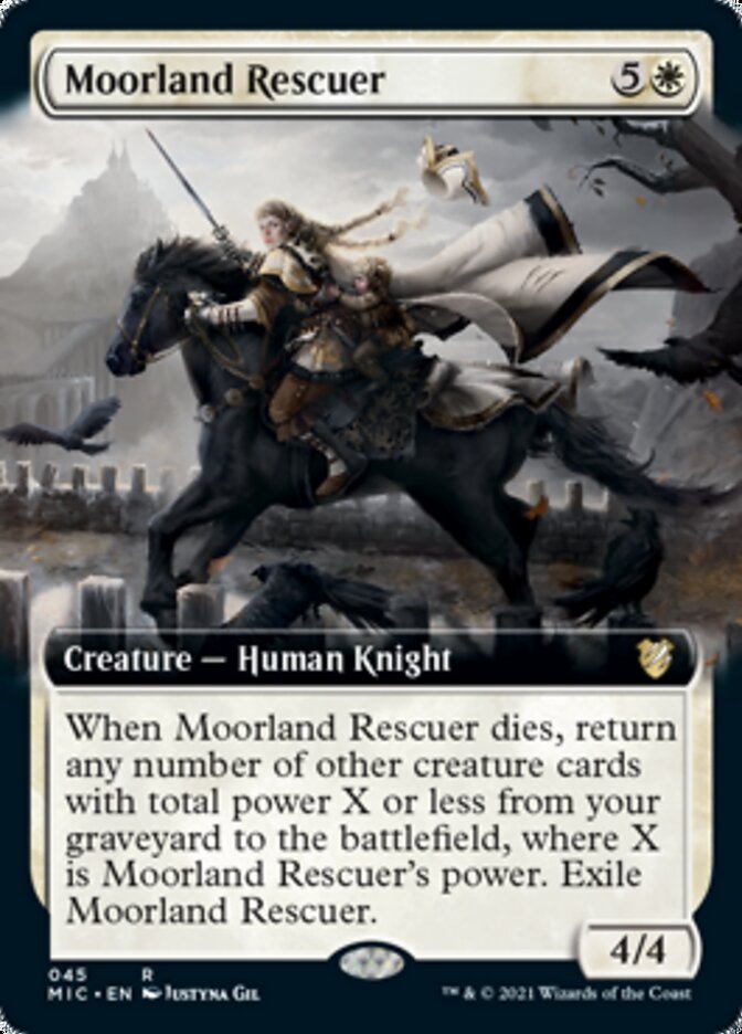 Moorland Rescuer (Extended Art) [Innistrad: Midnight Hunt Commander] | Shuffle n Cut Hobbies & Games