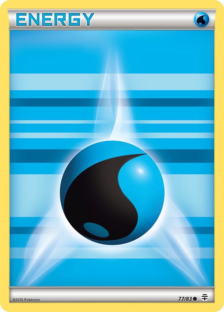 Water Energy (77/83) [XY: Generations] | Shuffle n Cut Hobbies & Games