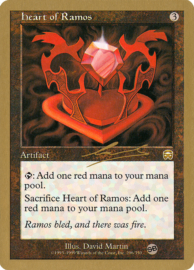 Heart of Ramos (Nicolas Labarre) (SB) [World Championship Decks 2000] | Shuffle n Cut Hobbies & Games