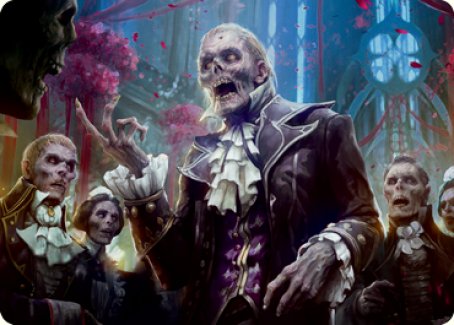 Undead Butler Art Card [Innistrad: Crimson Vow Art Series] | Shuffle n Cut Hobbies & Games