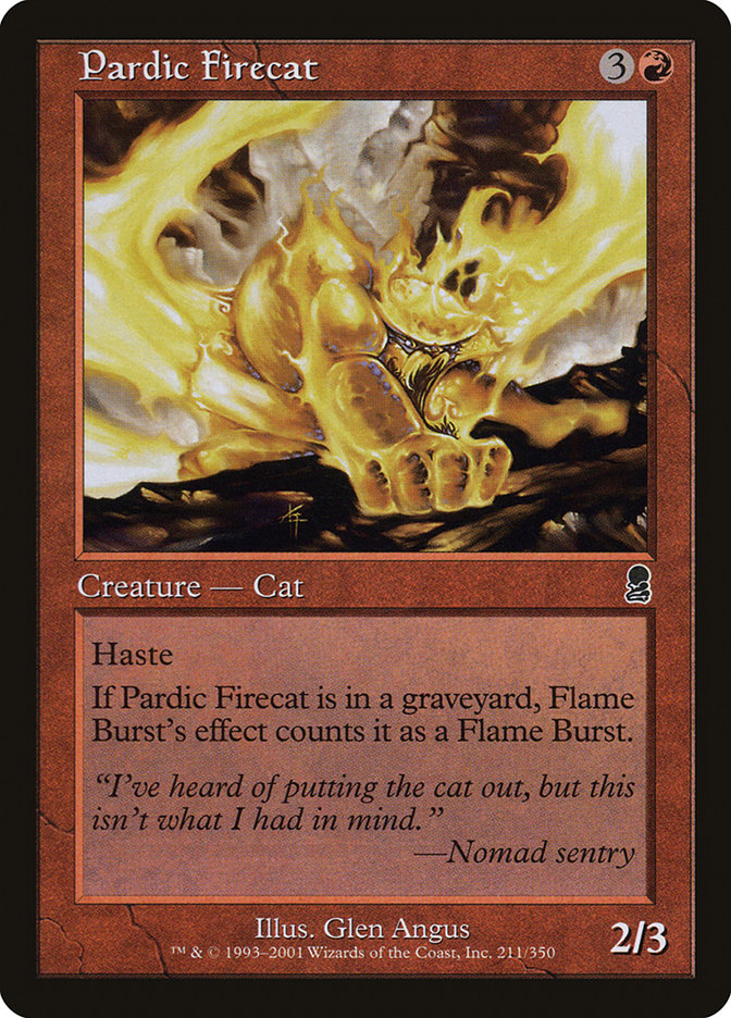 Pardic Firecat [Odyssey] | Shuffle n Cut Hobbies & Games