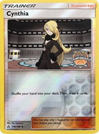 Cynthia (119/156) (Regional Championship Promo) [Sun & Moon: Ultra Prism] | Shuffle n Cut Hobbies & Games