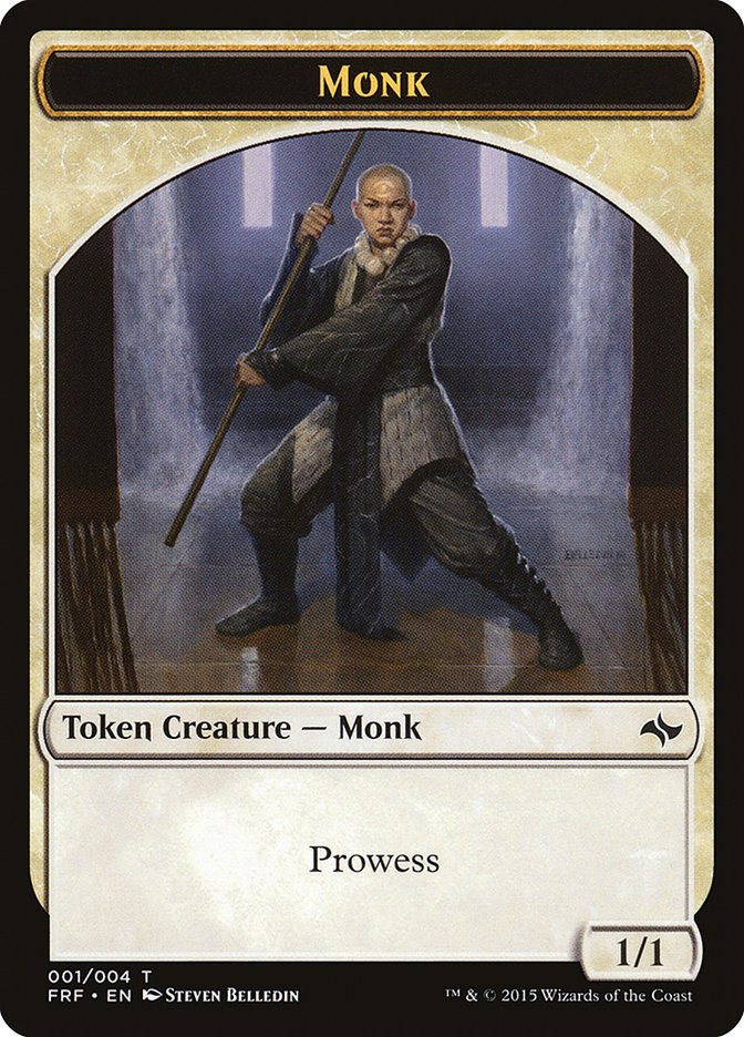 Monk Token [Fate Reforged Tokens] | Shuffle n Cut Hobbies & Games