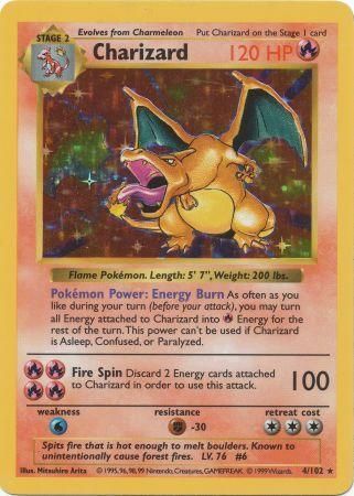 Charizard (4/102) [Base Set Shadowless Unlimited] | Shuffle n Cut Hobbies & Games