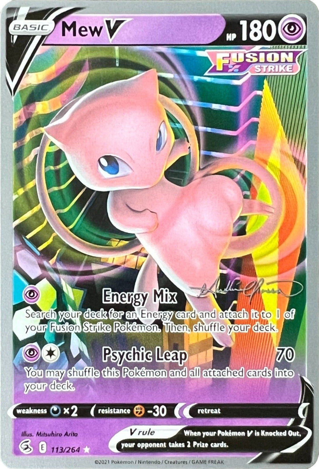 Mew V (113/264) (The Shape of Mew - Andre Chiasson) [World Championships 2022] | Shuffle n Cut Hobbies & Games