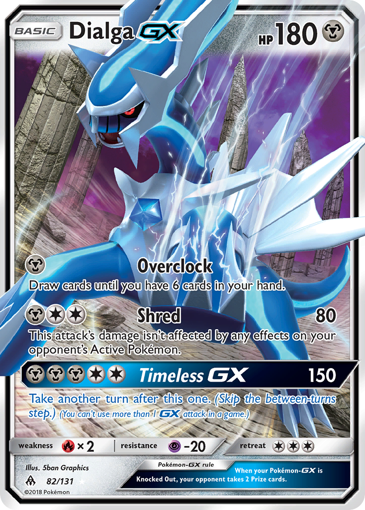 Dialga GX (82/131) [Sun & Moon: Forbidden Light] | Shuffle n Cut Hobbies & Games