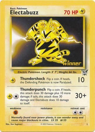 Electabuzz (1) (Jumbo Card) [Best of Promos] | Shuffle n Cut Hobbies & Games